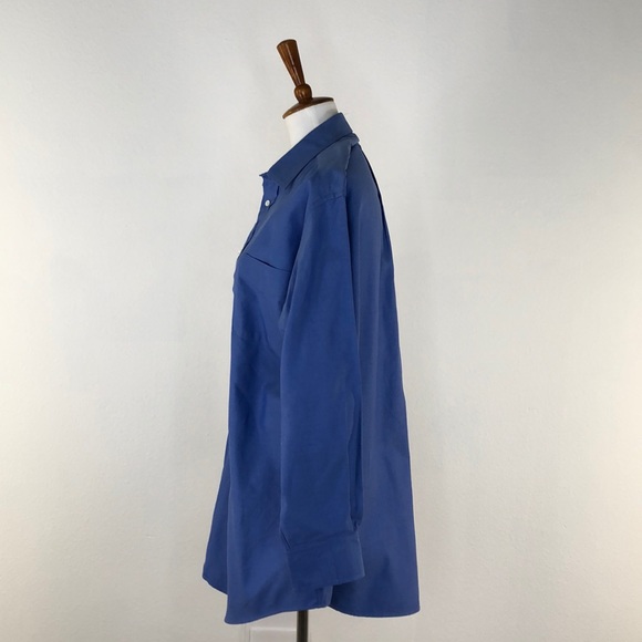 Faconnable Blue Long Sleeve Dress Shirt - Picture 2 of 4